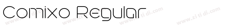 Comixo Regular字体转换 Comixo Regular字体转换